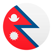 Emoji 🇳🇵 Bandiera: Nepal su JoyPixels 5.0.