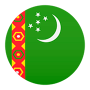 🇹🇲 Emoji Flagge: Turkmenistan JoyPixels 5.0.