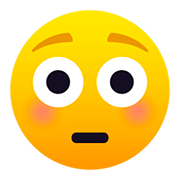 😳 Emoji Rosto Ruborizado na JoyPixels 5.0.