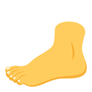 🦶 Emoji Fuß JoyPixels 5.0.