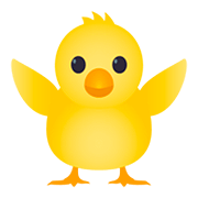 🐥 Emoji Küken von vorne JoyPixels 5.0.