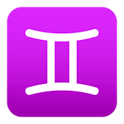 ♊ Emoji Signo De Gêmeos na JoyPixels 5.0.