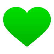 💚 Emoji Coração Verde na JoyPixels 5.0.