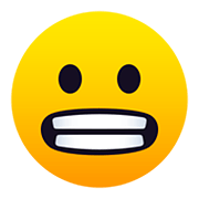 😬 Emoji Grimassen schneidendes Gesicht JoyPixels 5.0.