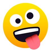 🤪 Emoji Rosto Bizarro na JoyPixels 5.0.