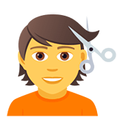 Émoji 💇 Personne Qui Se Fait Couper Les Cheveux sur JoyPixels 5.0.