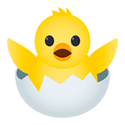 🐣 Emoji schlüpfendes Küken JoyPixels 5.0.