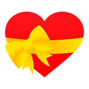 💝 Emoji Herz mit Schleife JoyPixels 5.0.