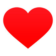 Emoji ❤️ Cuore Rosso su JoyPixels 5.0.