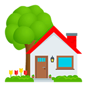 Émoji 🏡 Maison Avec Jardin sur JoyPixels 5.0.