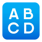 🔠 Emoji Eingabesymbol lateinische Großbuchstaben JoyPixels 5.0.