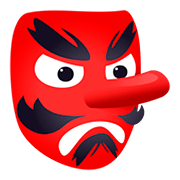 👺 Emoji Demonio Japonés Tengu en JoyPixels 5.0.