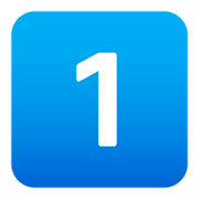 Emoji 1️⃣ Tasto: 1 su JoyPixels 5.0.