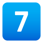7️⃣ Emoji Teclas: 7 en JoyPixels 5.0.