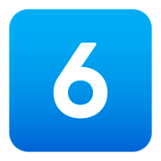 6️⃣ Emoji Tecla: 6 na JoyPixels 5.0.