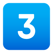 3️⃣ Emoji Teclas: 3 en JoyPixels 5.0.