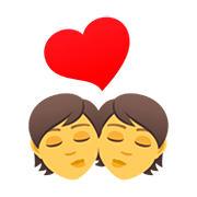 💏 Emoji sich küssendes Paar JoyPixels 5.0.