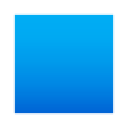 🟦 Emoji blaues Viereck JoyPixels 5.0.