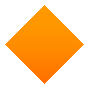 🔶 Emoji große orangefarbene Raute JoyPixels 5.0.