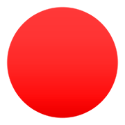 🔴 Emoji Círculo Rojo Grande en JoyPixels 5.0.
