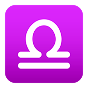 Emoji ♎ Segno Zodiacale Della Bilancia su JoyPixels 5.0.