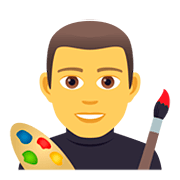 👨‍🎨 Emoji Artista Hombre en JoyPixels 5.0.