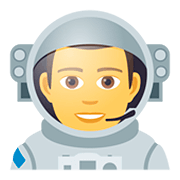 Emoji 👨‍🚀 Astronauta Uomo su JoyPixels 5.0.