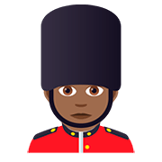 💂🏾‍♂️ Emoji Guardia Hombre: Tono De Piel Oscuro Medio en JoyPixels 5.0.