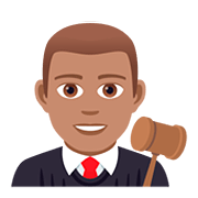 👨🏽‍⚖️ Emoji Juiz: Pele Morena na JoyPixels 5.0.
