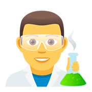 Emoji 👨‍🔬 Scienziato su JoyPixels 5.0.