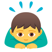 Emoji 🙇‍♂️ Uomo Che Fa Inchino Profondo su JoyPixels 5.0.