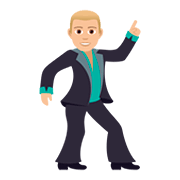 🕺🏼 Emoji Hombre Bailando: Tono De Piel Claro Medio en JoyPixels 5.0.