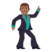 🕺🏾 Emoji Hombre Bailando: Tono De Piel Oscuro Medio en JoyPixels 5.0.
