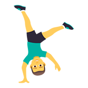 Emoji 🤸‍♂️ Uomo Che Fa La Ruota su JoyPixels 5.0.