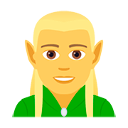 🧝‍♂️ Emoji Elfo Hombre en JoyPixels 5.0.