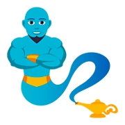 Emoji 🧞‍♂️ Genio Uomo su JoyPixels 5.0.