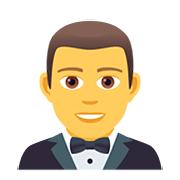 🤵 Emoji Person im Smoking JoyPixels 5.0.