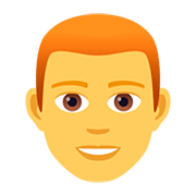 Émoji 👨‍🦰 Homme : Cheveux Roux sur JoyPixels 5.0.