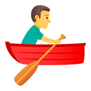 🚣‍♂️ Emoji Mann im Ruderboot JoyPixels 5.0.