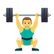 🏋️‍♂️ Emoji Homem Levantando Peso na JoyPixels 5.0.