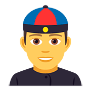 Emoji 👲 Uomo Con Zucchetto Cinese su JoyPixels 5.0.