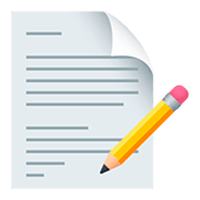 📝 Emoji Papier und Bleistift JoyPixels 5.0.