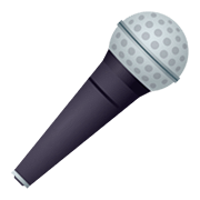 🎤 Emoji Mikrofon JoyPixels 5.0.