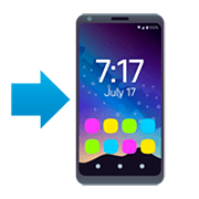 📲 Emoji Mobiltelefon mit Pfeil JoyPixels 5.0.