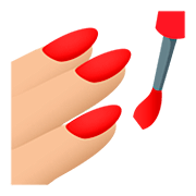 Emoji 💅🏼 Smalto Per Unghie: Carnagione Abbastanza Chiara su JoyPixels 5.0.