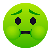 🤢 Emoji würgendes Gesicht JoyPixels 5.0.