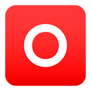 🅾️ Emoji Großbuchstabe O in rotem Quadrat JoyPixels 5.0.