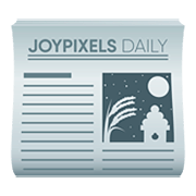 Émoji 📰 Journal sur JoyPixels 5.0.