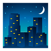 🌃 Emoji Noche Estrellada en JoyPixels 5.0.