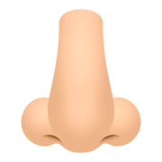 👃🏻 Emoji Nariz: Pele Clara na JoyPixels 5.0.